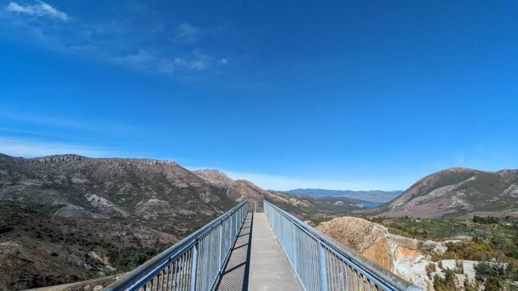 Platform looks out over Iron Blow, Queenstown